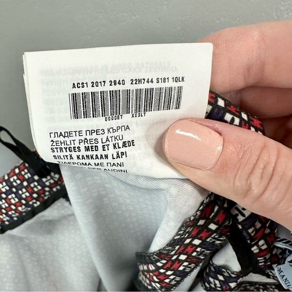 Prada Geometric Print Straight Leg Trousers - Picture 11 of 11